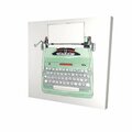 Begin Home Decor 16 x 16 in. Mint Typewriter-Print on Canvas 2080-1616-MI72-1
